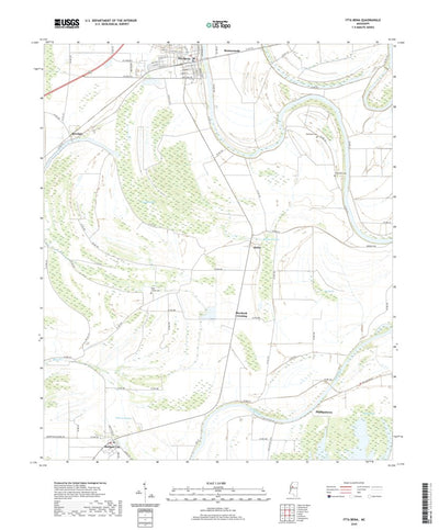 United States Geological Survey Itta Bena, MS (2020, 24000-Scale) digital map