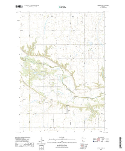 United States Geological Survey Iverson Lake, MN (2022, 24000-Scale) digital map