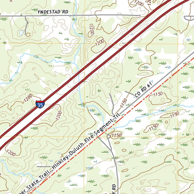 United States Geological Survey Iverson, MN (2022, 24000-Scale) digital map