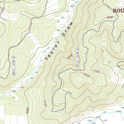 United States Geological Survey Jack Creek Ranch, CO (2022, 24000-Scale) digital map