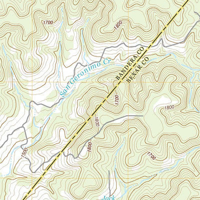 United States Geological Survey Jack Mountain, TX (2022, 24000-Scale) digital map
