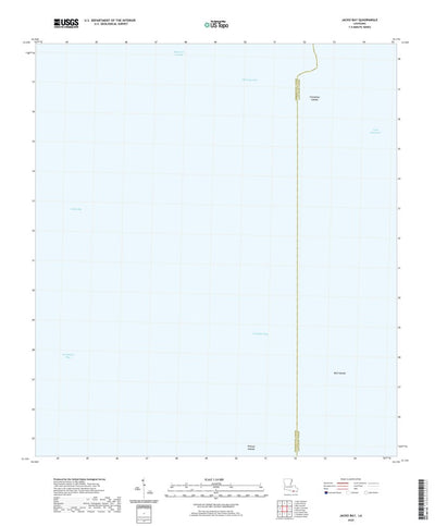 United States Geological Survey Jacko Bay, LA (2020, 24000-Scale) digital map