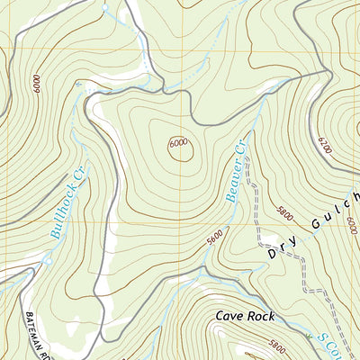 United States Geological Survey Jacks Backbone, CA (2022, 24000-Scale) digital map