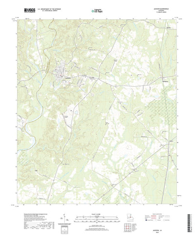 United States Geological Survey Jackson, LA (2020, 24000-Scale) digital map