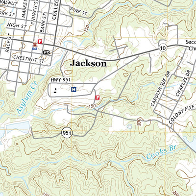 United States Geological Survey Jackson, LA (2020, 24000-Scale) digital map