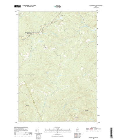 United States Geological Survey Jackson Mountain, ME (2021, 24000-Scale) digital map