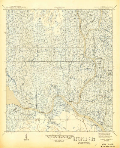 United States Geological Survey Jackson River, FL (1945, 31680-Scale) digital map