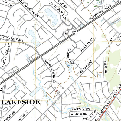United States Geological Survey Jacksonville Heights, FL (2021, 24000-Scale) digital map