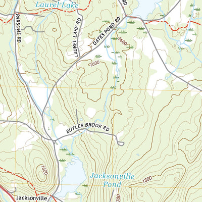 United States Geological Survey Jacksonville, VT (2021, 24000-Scale) digital map