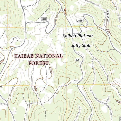United States Geological Survey Jacob Lake, AZ (2021, 24000-Scale) digital map