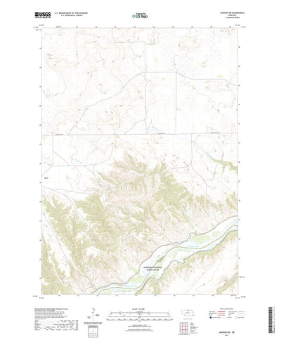 United States Geological Survey Jamison SW, NE (2021, 24000-Scale) digital map