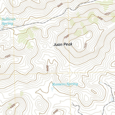 United States Geological Survey Jaralosa Mountain, NM (2020, 24000-Scale) digital map