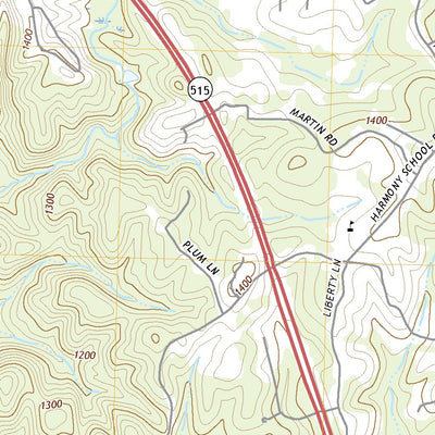 United States Geological Survey Jasper, GA (2020, 24000-Scale) digital map