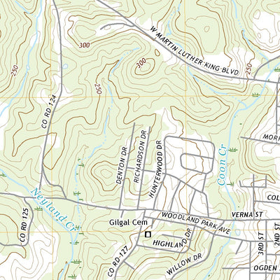 United States Geological Survey Jasper West, TX (2022, 24000-Scale) digital map