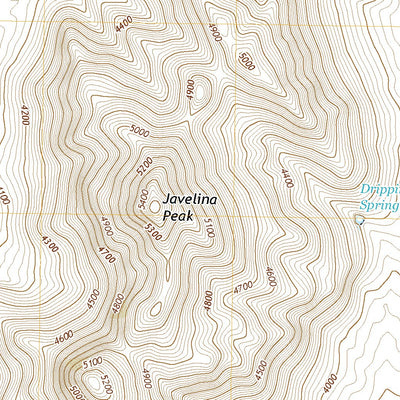 United States Geological Survey Javelina Peak, AZ (2021, 24000-Scale) digital map