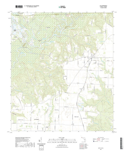 United States Geological Survey Jay, FL (2021, 24000-Scale) digital map