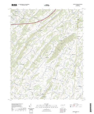 United States Geological Survey Jearoldstown, TN (2022, 24000-Scale) digital map