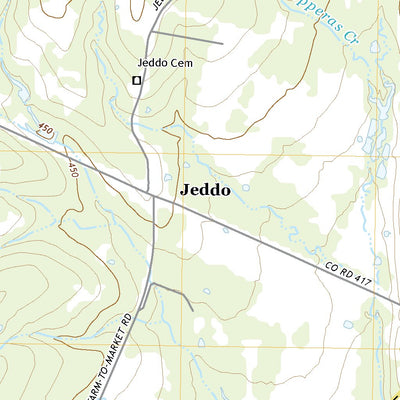 United States Geological Survey Jeddo, TX (2022, 24000-Scale) digital map