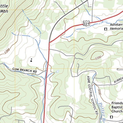 United States Geological Survey Jefferson, NC (2022, 24000-Scale) digital map