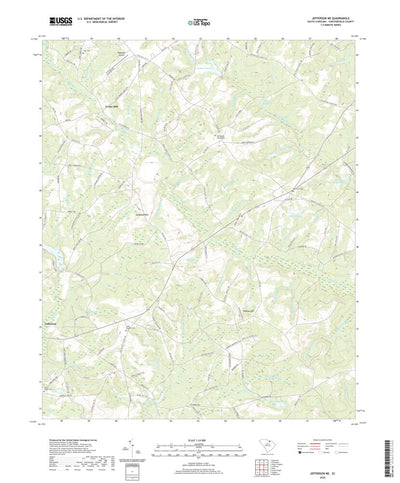 United States Geological Survey Jefferson NE, SC (2020, 24000-Scale) digital map