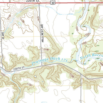 United States Geological Survey Jefferson West, IA (2022, 24000-Scale) digital map