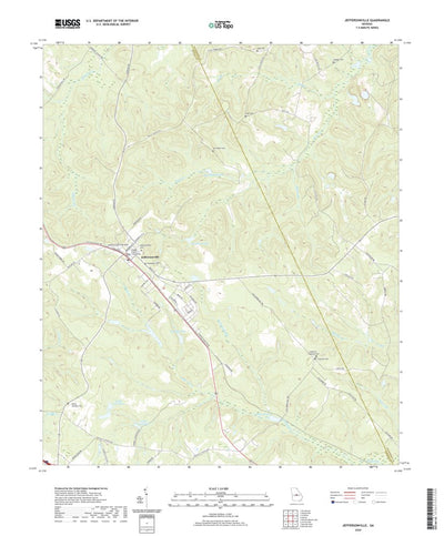 United States Geological Survey Jeffersonville, GA (2020, 24000-Scale) digital map