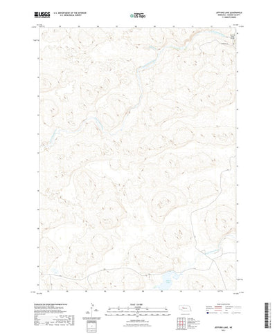 United States Geological Survey Jefford Lake, NE (2021, 24000-Scale) digital map