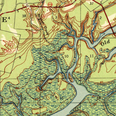 United States Geological Survey Jena, LA (1941, 62500-Scale) digital map