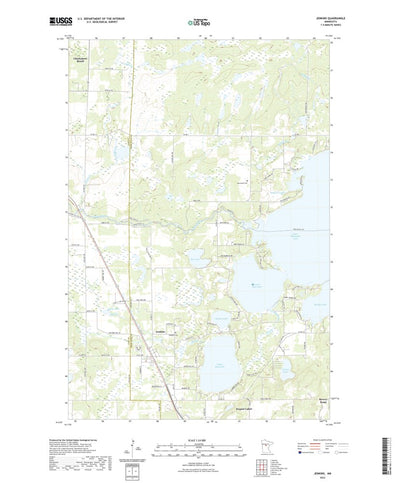 United States Geological Survey Jenkins, MN (2022, 24000-Scale) digital map