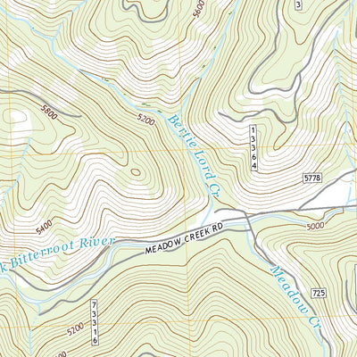 United States Geological Survey Jennings Camp Creek, MT (2020, 24000-Scale) digital map