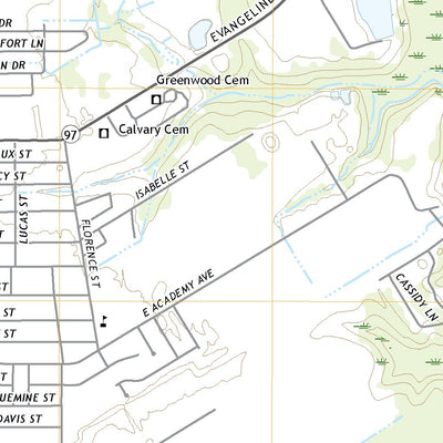 United States Geological Survey Jennings, LA (2020, 24000-Scale) digital map