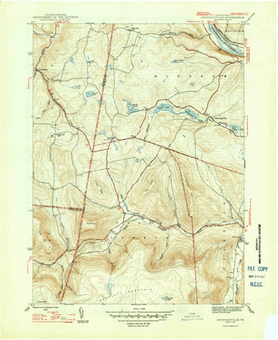 United States Geological Survey Jenningsville, PA (1947, 31680-Scale) digital map