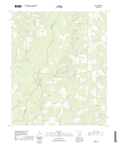 United States Geological Survey Jersey, AR (2020, 24000-Scale) digital map