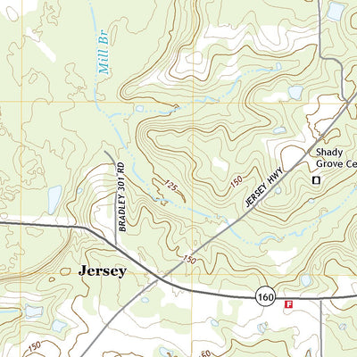 United States Geological Survey Jersey, AR (2020, 24000-Scale) digital map