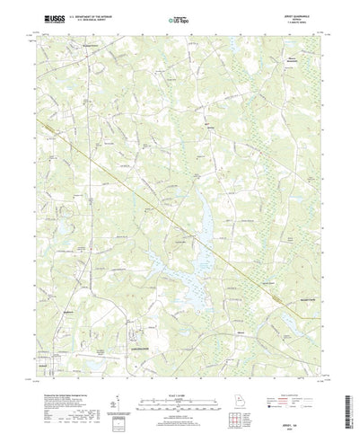 United States Geological Survey Jersey, GA (2020, 24000-Scale) digital map