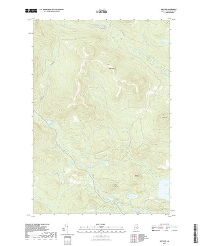 United States Geological Survey Jim Pond, ME (2021, 24000-Scale) digital map