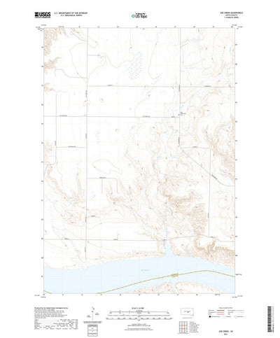 United States Geological Survey Joe Creek, SD (2021, 24000-Scale) digital map