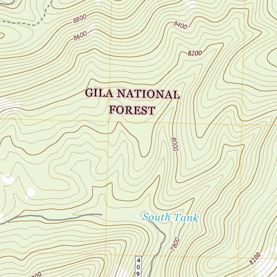 United States Geological Survey John Kerr Peak, NM (2020, 24000-Scale) digital map