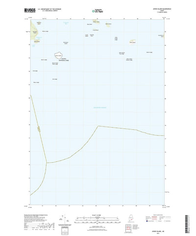 United States Geological Survey Johns Island, ME (2021, 24000-Scale) digital map