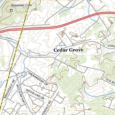United States Geological Survey Johnson City, TN (2022, 24000-Scale) digital map