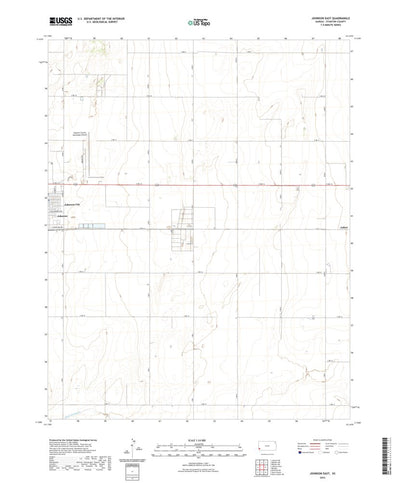 United States Geological Survey Johnson East, KS (2022, 24000-Scale) digital map