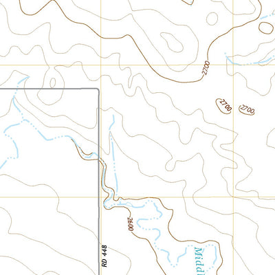 United States Geological Survey Johnson Reservoir, MT (2020, 24000-Scale) digital map