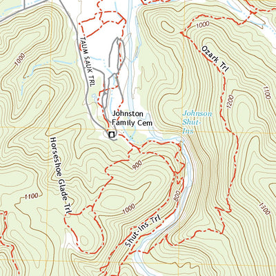 United States Geological Survey Johnson Shut-Ins, MO (2021, 24000-Scale) digital map