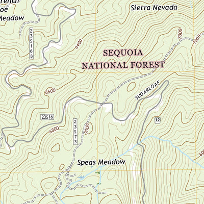 United States Geological Survey Johnsondale, CA (2021, 24000-Scale) digital map