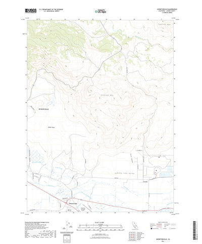 United States Geological Survey Johnstonville, CA (2021, 24000-Scale) digital map