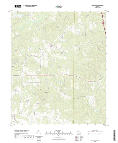 United States Geological Survey Johnstonville, GA (2020, 24000-Scale) digital map