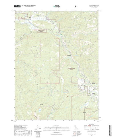 United States Geological Survey Johnsville, CA (2021, 24000-Scale) digital map