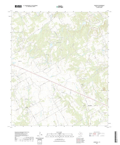 United States Geological Survey Johnsville, TX (2022, 24000-Scale) digital map
