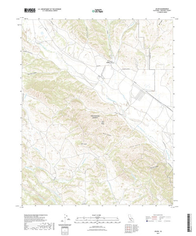United States Geological Survey Jolon, CA (2021, 24000-Scale) digital map