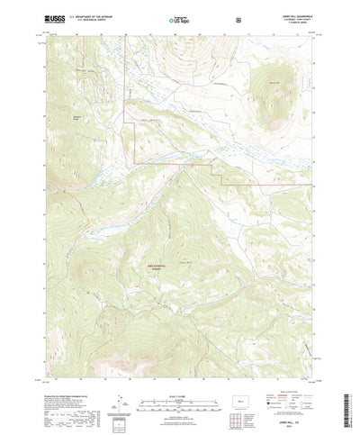 United States Geological Survey Jones Hill, CO (2022, 24000-Scale) digital map